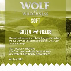 Wolf of Wilderness Soft - Green Fields - lammas
