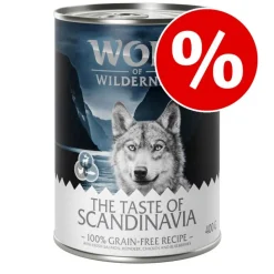 Wolf of Wilderness "The Taste Of" -säästöpakkaus 24 x 400 g