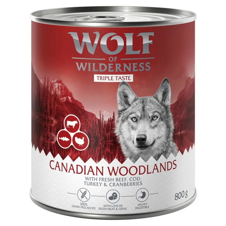 Wolf of Wilderness "The Taste Of" 6 x 800 g