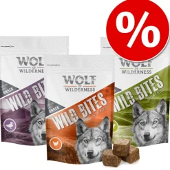 Wolf of Wilderness Wild Bites 3 x 180 g