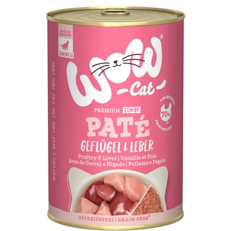 WOW Cat Junior -säästöpakkaus 12 x 400 g