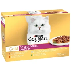 96 x 85 g Gourmet Gold + 24 x 85 g Fine Paté -lihasekoitus kaupan päälle!