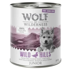 6 x 800 g Wolf of Wilderness -lajitelmat