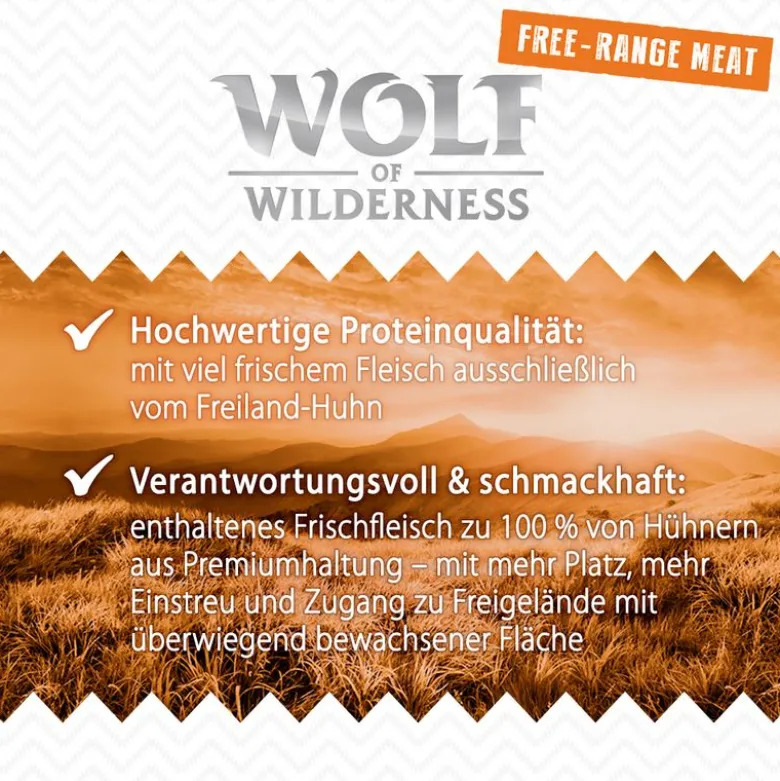 6 x 800 g Wolf of Wilderness -lajitelmat