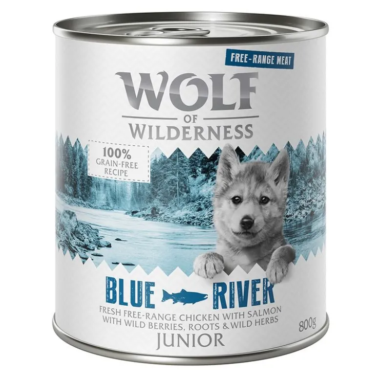 6 x 800 g Wolf of Wilderness -lajitelmat