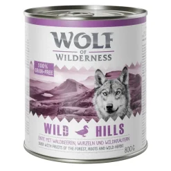 6 x 800 g Wolf of Wilderness -lajitelmat