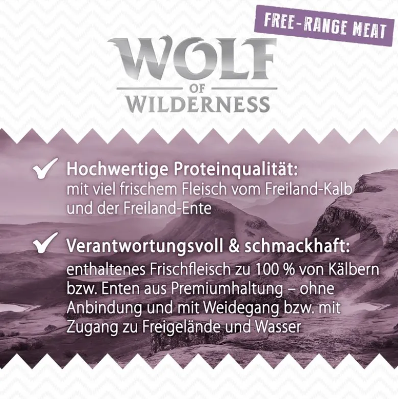 6 x 800 g Wolf of Wilderness -lajitelmat