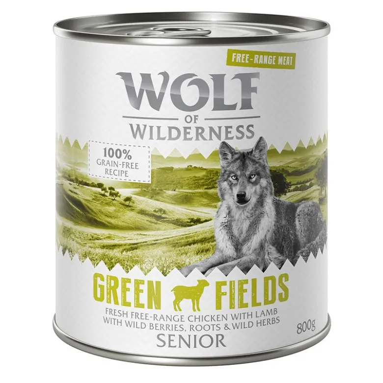 6 x 800 g Wolf of Wilderness -lajitelmat