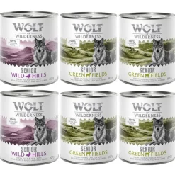 6 x 800 g Wolf of Wilderness -lajitelmat