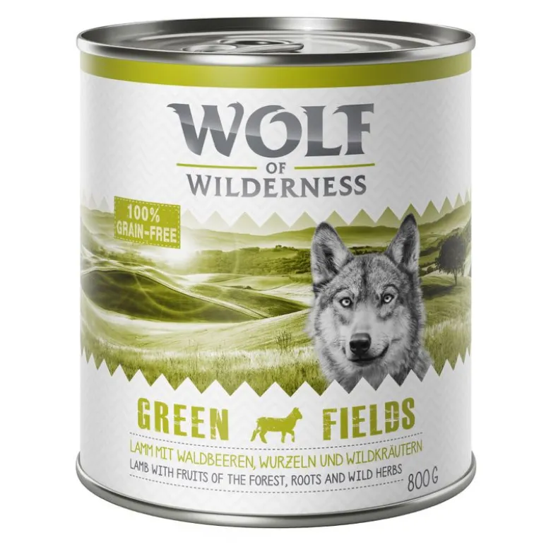 6 x 800 g Wolf of Wilderness -lajitelmat