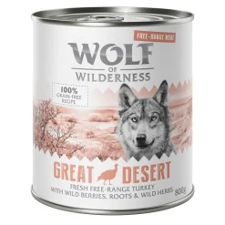 6 x 800 g Wolf of Wilderness -lajitelmat