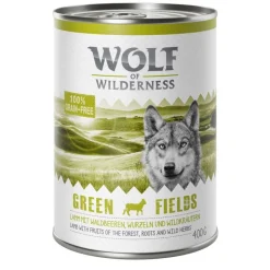 6 x 400 g Wolf of Wilderness -lajitelmat