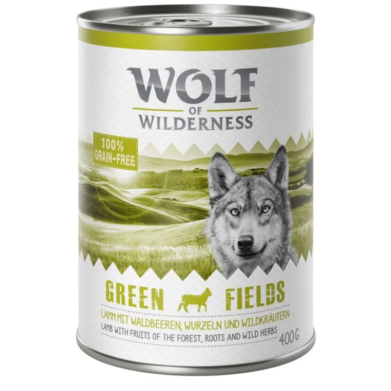 6 x 400 g Wolf of Wilderness -lajitelmat