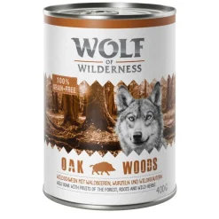 6 x 400 g Wolf of Wilderness -lajitelmat