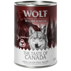 6 x 400 g Wolf of Wilderness -lajitelmat