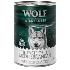 6 x 400 g Wolf of Wilderness -lajitelmat