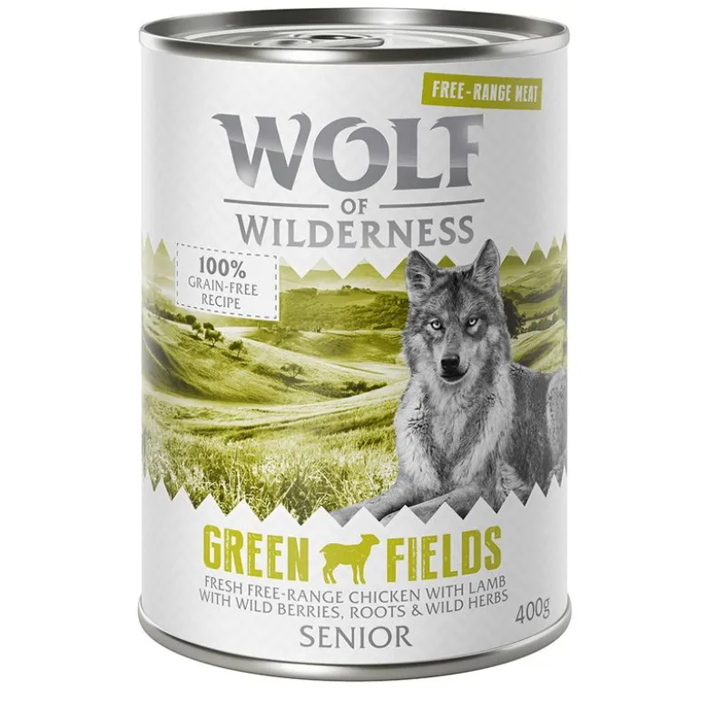6 x 400 g Wolf of Wilderness -lajitelmat