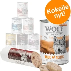 6 x 400 g Wolf of Wilderness -lajitelmat