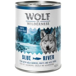 6 x 400 g Wolf of Wilderness -lajitelmat