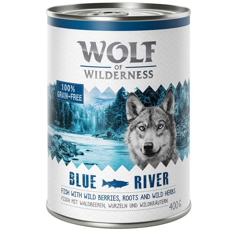 6 x 400 g Wolf of Wilderness -lajitelmat