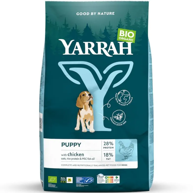 Yarrah Luomu Puppy -koiranruoka