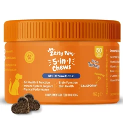 Zesty Paws 5-in-1 Chews kalkkuna