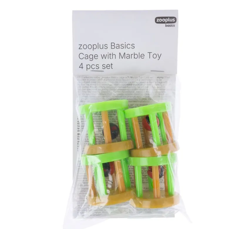 zooplus Basics -kissanlelusetti marmorikuulahäkit