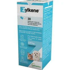 Zylkene-kapselit 75 mg alle 10 kg painaville koirille ja kissoille