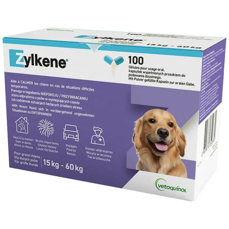 Zylkene-kapselit 450 mg yli 30 kg painaville koirille
