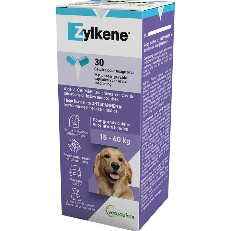 Zylkene-kapselit 450 mg yli 30 kg painaville koirille